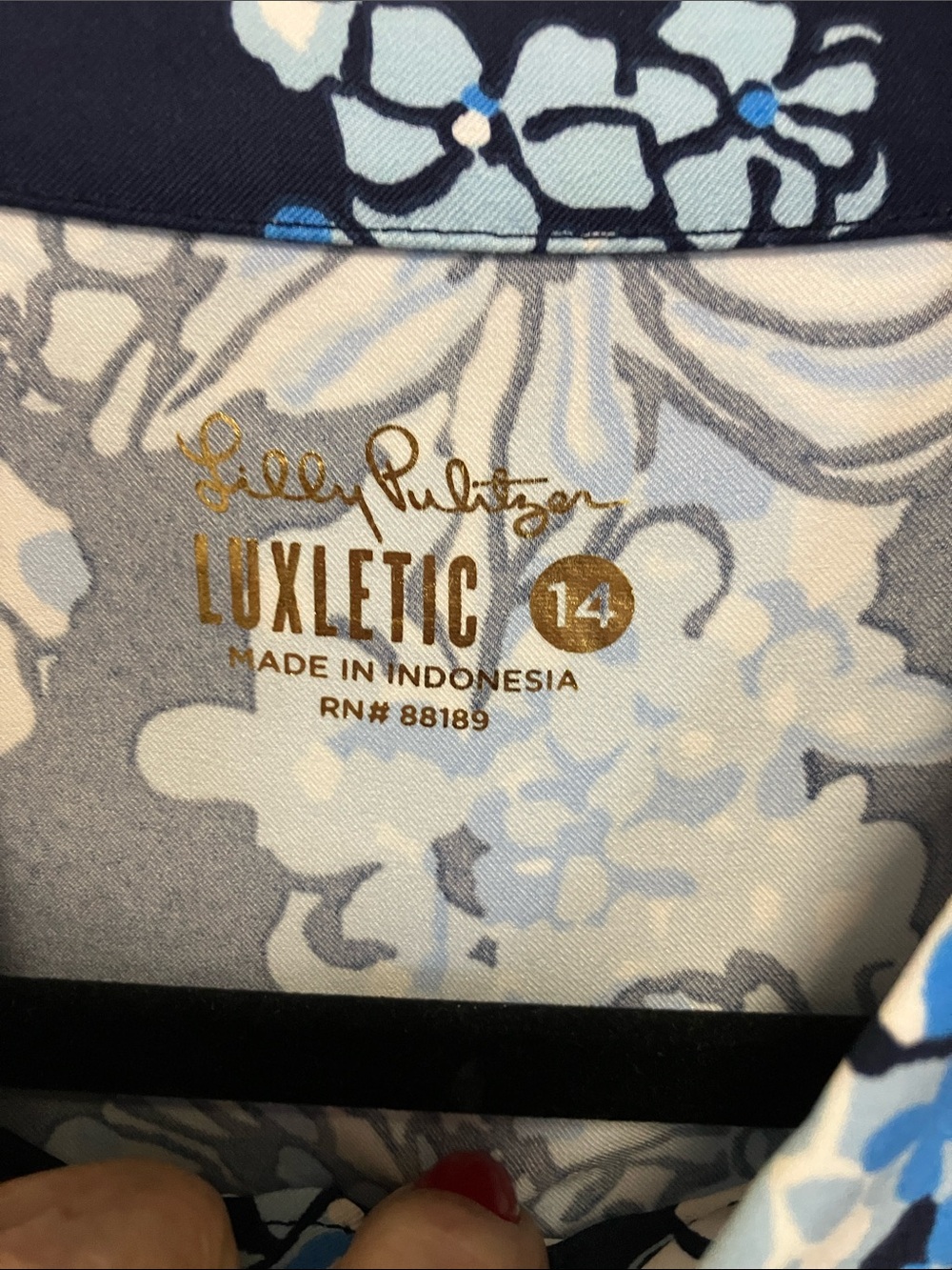 Lilly Pulitzer UPF 50+ Luxletic Kathy Dress Size 14 - Picture 5 of 8